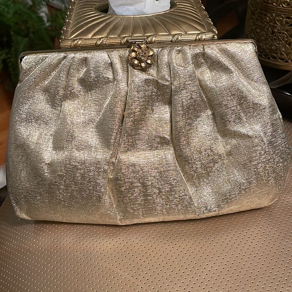 Vintage Gold Lame’ Bag